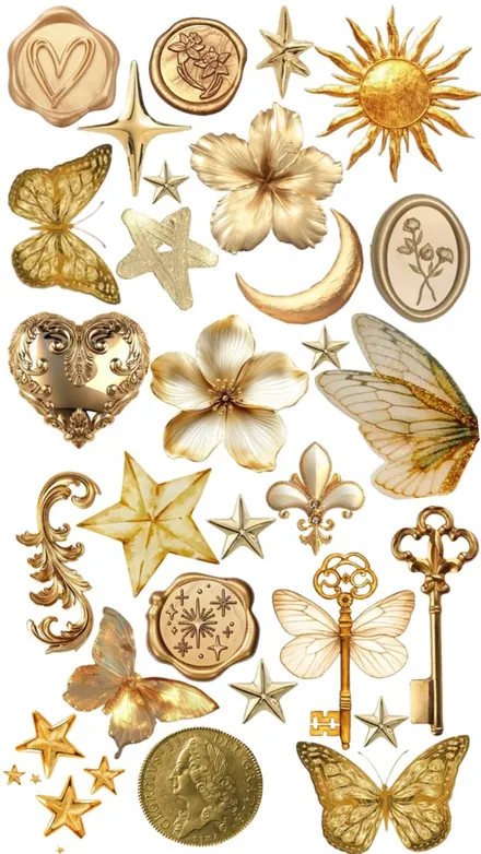 A sticker sheet before processing